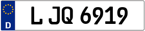 Truck License Plate